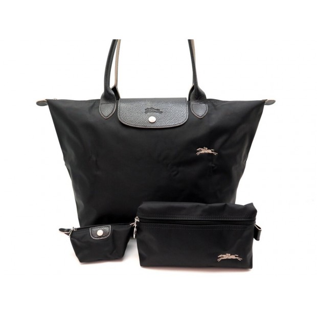 NEUF SAC A MAIN LONGCHAMP LE PLIAGE CLUB L + POCHETTE & PORTE MONNAIE BAG 190€