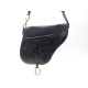 NEUF SAC A MAIN CHRISTIAN DIOR SADDLE LARGE BANDOULIERE CUIR NOIR HAND BAG 2225€