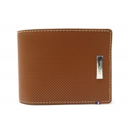 NEUF PORTEFEUILLE ST DUPONT BILLFOLD 6 CC LINE D CUIR PERFORE 170501 WALLET 260€