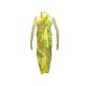 PAREO HERMES FEUILLES EN COTON JAUNE FOULARD CHALE + BOITE COTTON SCARF 420€