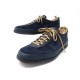 NEUF CHAUSSURES JM WESTON BASKETS TENNIS 698 8D 42 DAIM BLEU MARINE SNEAKER 490€