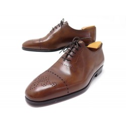 NEUF CHAUSSURES BERLUTI RICHELIEU ONE CUT BOUT FLEURI 8.5 42.5 CUIR SHOES 1750€