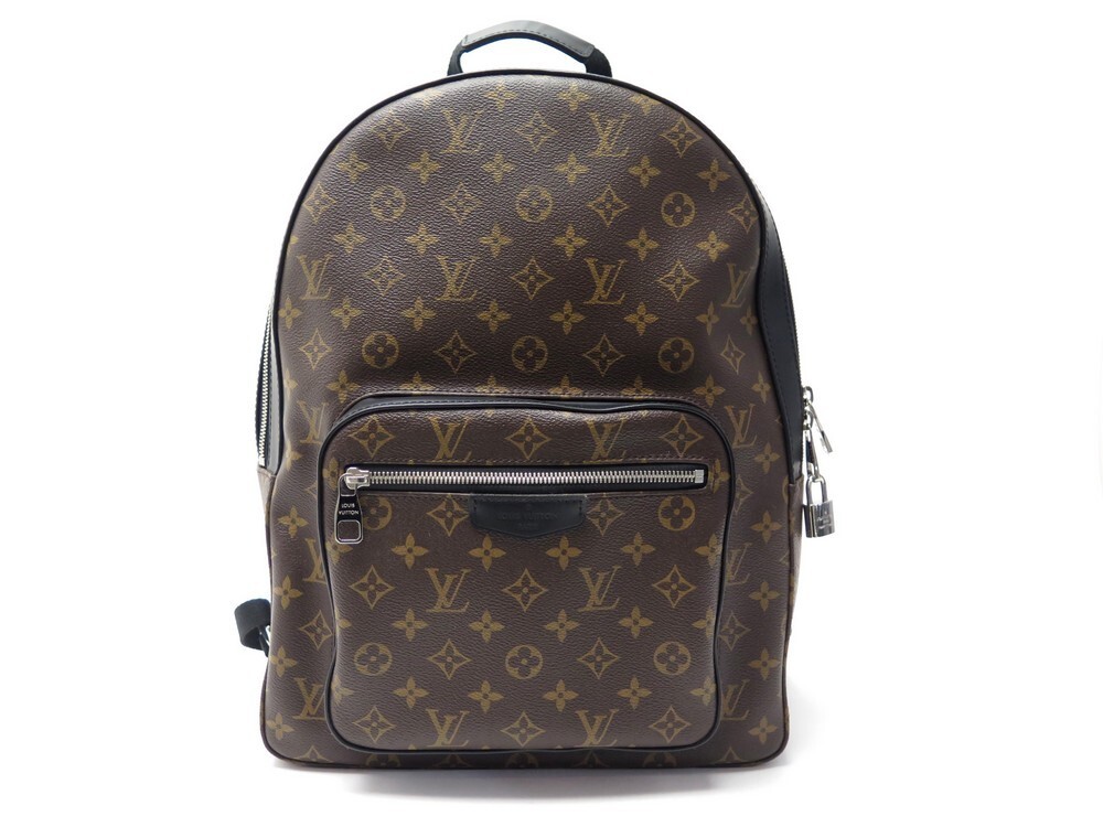 Louis Vuitton Black Monogram Canvas Josh Backpack