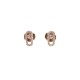BOUCLES D'OREILLES MESSIKA MOVE UNO 5634R OR ROSE DIAMANTS BOITE EARRINGS 1690€