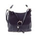 NEUF SAC A MAIN SEE BY CHLOE JOAN HOBO BANDOULIERE CUIR DAIM BLEU HAND BAG 480€