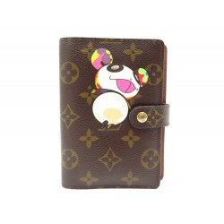 COUVERTURE AGENDA LOUIS VUITTON PM EN TOILE MONOGRAM PANDA MURAKAMI DIARY COVER