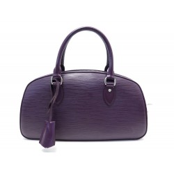 NEUF SAC A MAIN LOUIS VUITTON JASMIN CUIR EPI AUBERGINE LEATHER HAND BAG 1350€