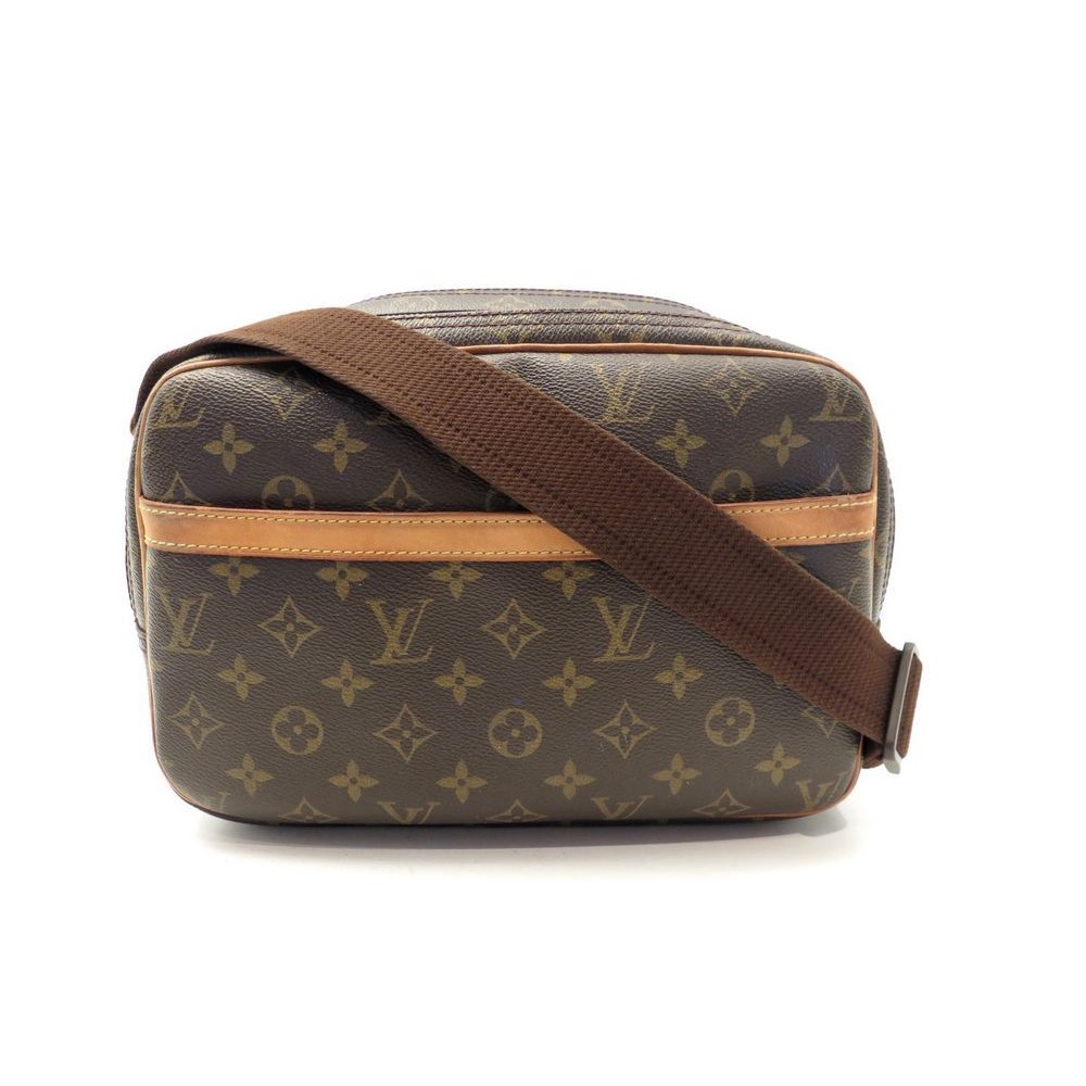 Authentic LOUIS VUITTON Reporter Pm Bag Monogram Canvas LV 