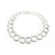 COLLIER CHRISTIAN DIOR CHAINE MAILLONS O EN ARGENT MASSIF 144GR SILVER NECKLACE