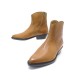 NEUF CHAUSSURES ISABEL MARANT BOTTINES DANSTEE 36 CUIR CAMEL + BOITE BOOTS 490€
