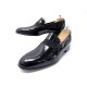 NEUF CHAUSSURES JOHN LOBB MOCASSINS 8.5 42.5 CUIR VERNIS NOIR NEW SHOES 1270€