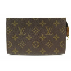 POCHETTE LOUIS VUITTON TROUSSE PM EN TOILE MONOGRAM MARRON CANVAS POUCH BAG 335€