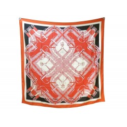 FOULARD HERMES MORS A JOUETS D'ORIGNY CARRE GEANT 140 EN SOIE + BOITE SCARF 965€