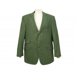 NEUF VESTE ARNYS FOULARD L 54 EN LAINE & CACHEMIRE VERT NEW WOOL JACKET VEST