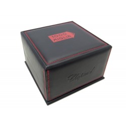 BOITE ETUI POUR MONTRE CHOPARD 1000 MILLE MIGLIA EN CUIR NOIR WATCH BOX CASE