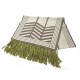 NEUF ECHARPE LOUIS VUITTON KARAKORAM EN LAINE ET SOIE BEIGE WOOL SILK SCARF 385€