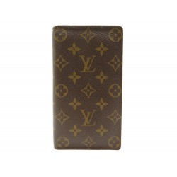 PORTE CHEQUIER PORTEFEUILLE LOUIS VUITTON M62228 EN TOILE MONOGRAM WALLET 375€