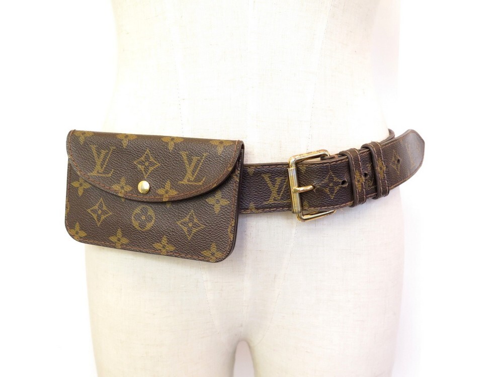 ceinture louis vuitton pochette solo taille 90 en