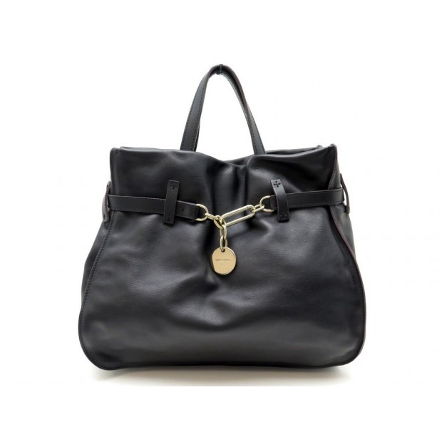 NEUF SAC A MAIN SONIA RYKIEL MARTHA GM CABAS EN CUIR NOIR LEATHER HAND BAG 890€