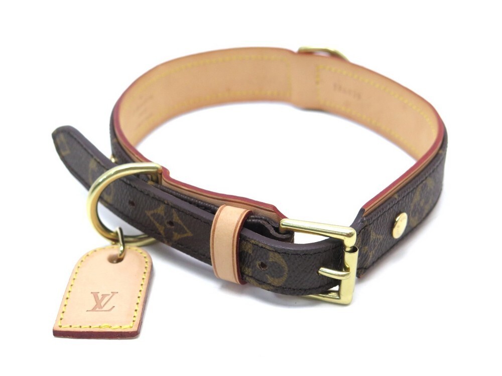 Louis Vuitton, Dog, Louis Vuitton Collier Chien Baxter Gently Used