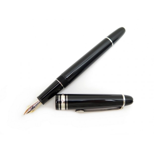 NEUF STYLO PLUME MONTBLANC MEISTERSTUCK CLASSIQUE PLATINE 106522 +BOITE PEN 550€