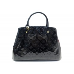 SAC A MAIN LOUIS VUITTON MONTAIGNE MM CUIR MONOGRAM VERNIS NOIR HAND BAG 2490€