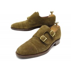 CHAUSSURES JOHN LOBB MOCASSINS WILLIAM BI BOUCLE 6.5E 40.5 LARGE 41 SHOES 1205€