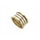 BAGUE BULGARI B.ZERO 1 4 RANGS 52 EN OR JAUNE BLANC 18K + BOITE GOLD RING 2590€