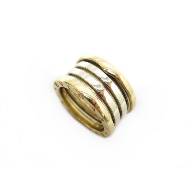 BAGUE BULGARI B.ZERO 1 4 RANGS 52 EN OR JAUNE BLANC 18K + BOITE GOLD RING 2590€