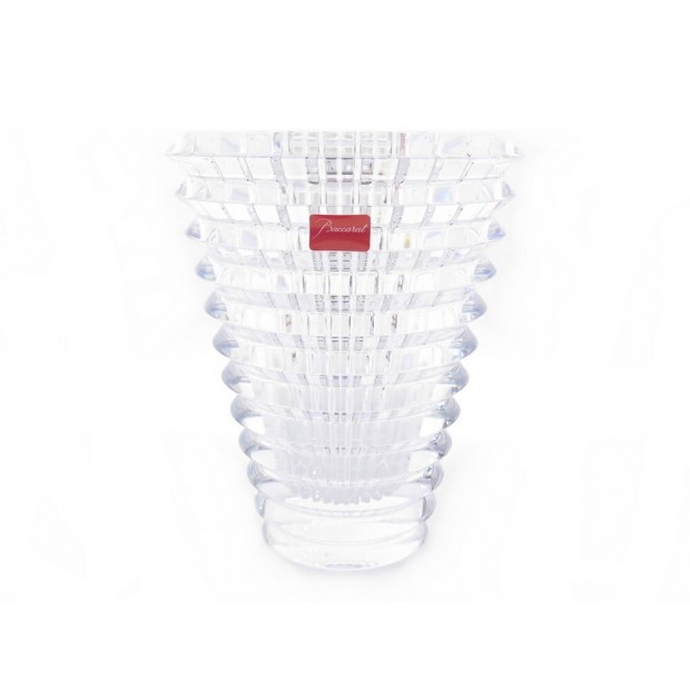 NEUF VASE BACCARAT EYE OVALE EN CRISTAL TRANSPARENT + BOITE NEW CRYSTAL 430€