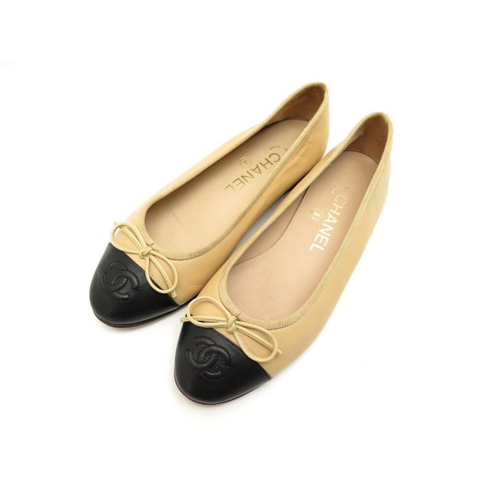 Chanel Ballet Flats - 51 For Sale on 1stDibs  chanel leather ballet flats, chanel  flats 6.5, chanel ballet flats 41