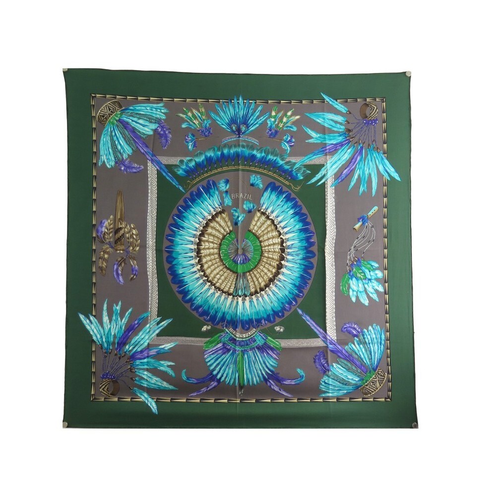 Hermes Scarf brazil by Laurence Bourthoumieux 90cm -  Sweden