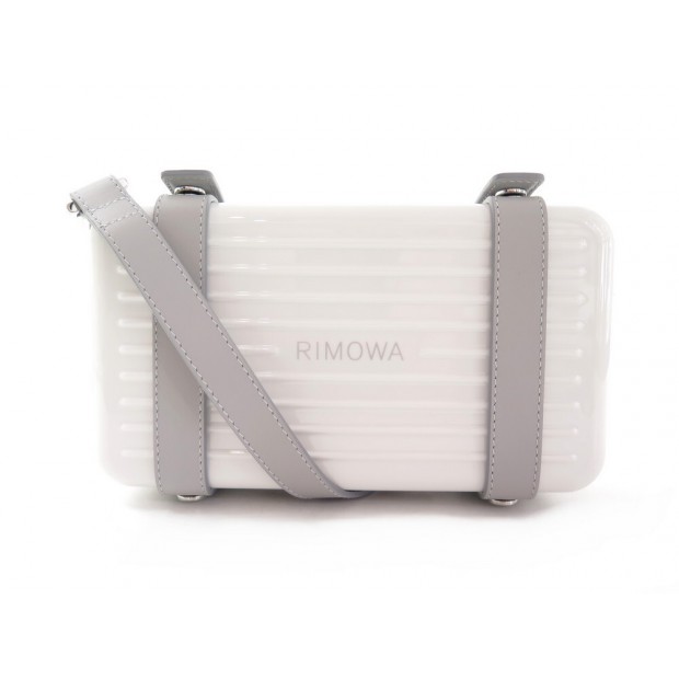 NEUF SAC A MAIN RIMOWA PERSONAL POCHETTE BANDOULIERE BLANC CLUTCH HAND BAG 980€