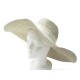 NEUF CHAPEAU MAISON MICHEL CAPELINE ELODIE 1048006002 M 55 PAILLE BEIGE HAT 540€