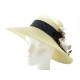 NEUF CHAPEAU MAISON MICHEL ROSE 1033005001 S 55 EN RAPHIA BEIGE NEW HAT 850€