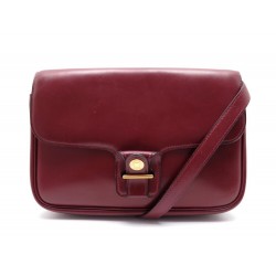 VINTAGE SAC A MAIN HERMES DOUBLE FACE TWINNY CUIR BOX ROUGE CLOU DE SELLE BAG