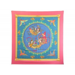 FOULARD HERMES NIKKO DIMITRI RYBALTCHENKO CARRE 90 EN SOIE SILK SCARF 385€