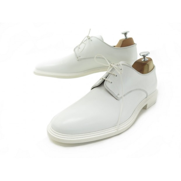 NEUF CHAUSSURES GIVENCHY DERBY 42 EN CUIR BLANC NEW WHITE LEATHER SHOES 650€