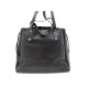 NEUF SAC A MAIN JEROME DREYFUSS GEORGES L CABAS CUIR NOIR SILVER HAND BAG 990€