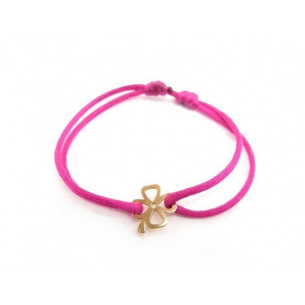 BRACELET DINH VAN BUBBLES TREFLE 370061 EN OR JAUNE 18K 14 A 21 CM + BOITE 260€