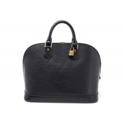 SAC A MAIN LOUIS VUITTON ALMA PM M40302 EN CUIR EPI NOIR LEATHER HAND BAG 1680€