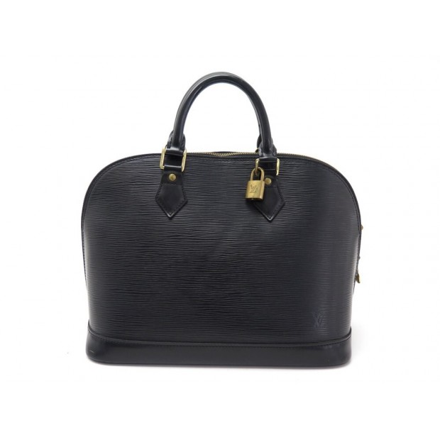 SAC A MAIN LOUIS VUITTON ALMA PM M40302 EN CUIR EPI NOIR LEATHER HAND BAG 1680€