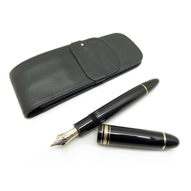 STYLO PLUME MONTBLANC MEISTERSTUCK 149 DORE 115384 NOIR PISTON + ETUI PEN 945€