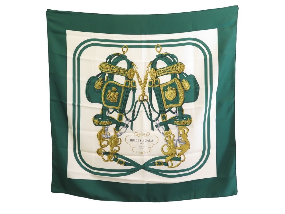foulard hermes brides de gala par hugo grygkar soie - Main Image