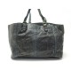 SAC A MAIN GERARD DAREL SIMPLE BAG CABAS EN CUIR DE PYTHON BLEU TOTE BAG 950€