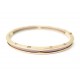 NEUF BRACELET BULGARI B.ZERO 1 L 353000 19CM OR ROSE 18K CERMET BOITE GOLD 7000€