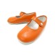 NEUF CHAUSSONS HERMES PIF CHEVAL A BASCULE 25 CUIR ORANGE BEBE BABY SHOES 245€