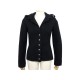 NEUF GILET CHANEL P27560 40 M BOUTONS CC EN CACHEMIRE NOIR PULL CARDIGAN 3900€