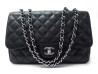 sac a main chanel timeless jumbo en cuir caviar