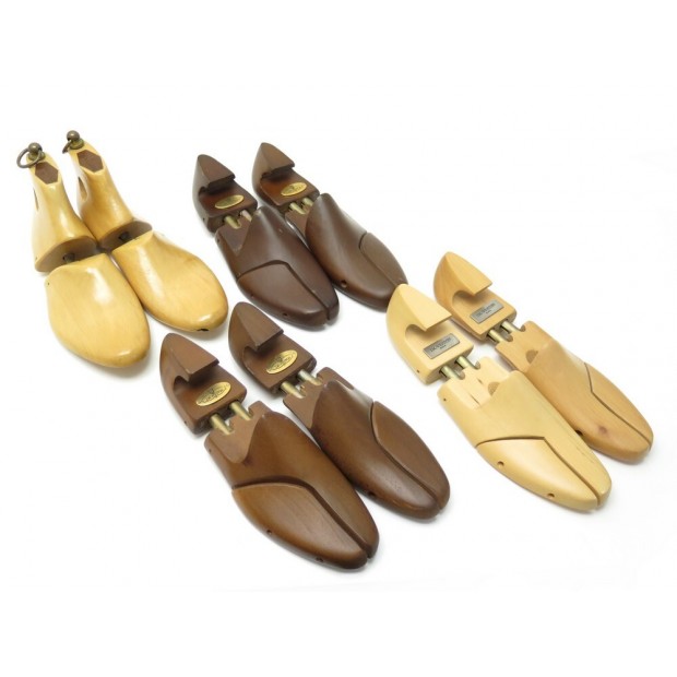 LOT DE 4 PAIRES D'EMBAUCHOIRS JM WESTON 7 41 EN BOIS CHAUSSURES & BOTTINES 400€